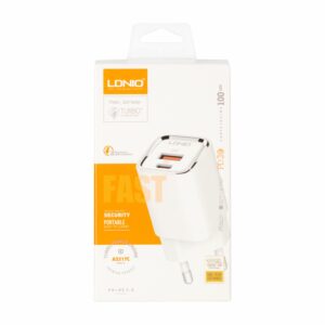 Cargador De Pared Cable Tipo C Turbo LDNIO 1Usb Pd 30W