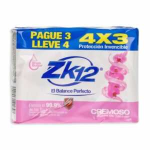 Jabón En Barra Antibacterial Cremoso ZK12 440 G