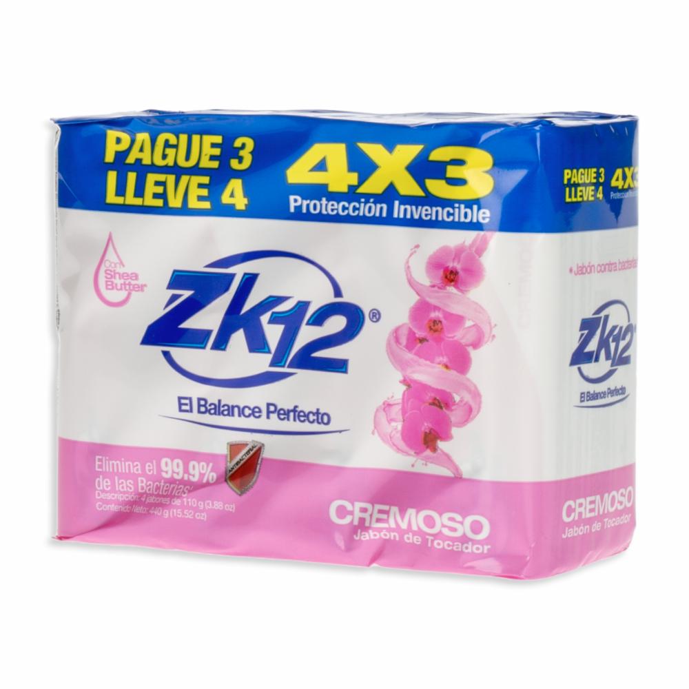 Jabón En Barra Antibacterial Cremoso ZK12 440 G - Imagen 3