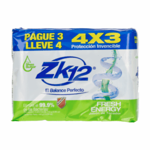 Jabón En Barra Antibacterial Fresh Energy ZK12 440 G