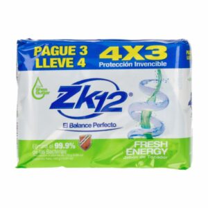 Jabón En Barra Antibacterial Fresh Energy ZK12 440 G