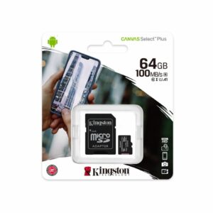 Memoria Micro Sd Con Adaptador KINGSTON 64 Gb