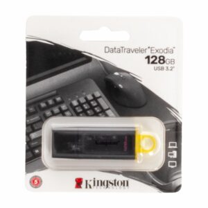 Memoria Flash Negra KINGSTON 128 Gb