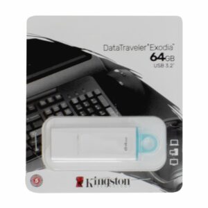 Memoria Usb Blanca Generación 1 Exodia KINGSTON 64 Gb