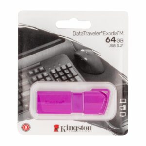 Flash Memory USB3.2 GEN 1 EXODIA M MORADO KINGSTON 64 Gb