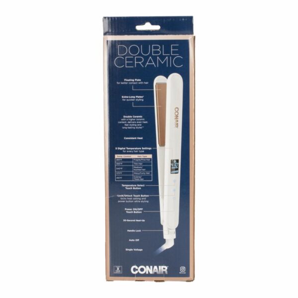 Plancha Alisadora Doble Para Cabello CONAIR CS224 - Imagen 2