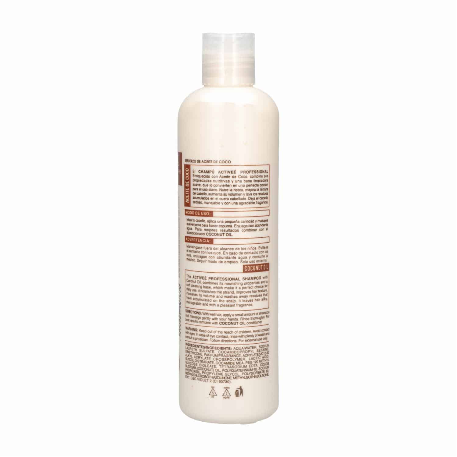 Shampoo De Cabello Con Aceite De Coco ACTIVEÉ 470 Ml - Imagen 2