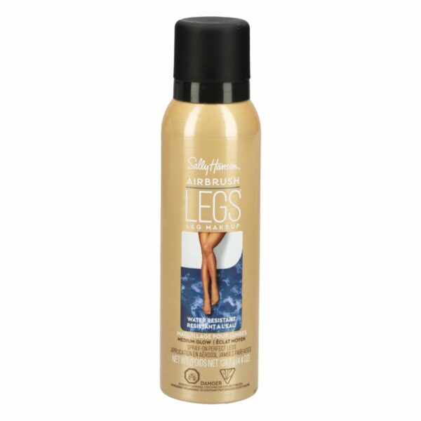 Bronceador Maquillaje Corporal Airbrush Legs Spray Medium Glow SALLY HANSEN 124,7 G