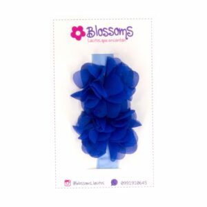 Cintillo Con Flores De Chiffon BLOSSOMS Unidad
