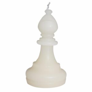 Vela Decorativa Diseño Peón Blanco CONCEPT II Unidad