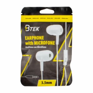 Audífonos 3,5 Mm EAR-35W BTEK Con Cable