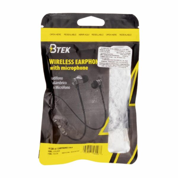 Audífonos BTPUREB BTEK Wireless - Imagen 2