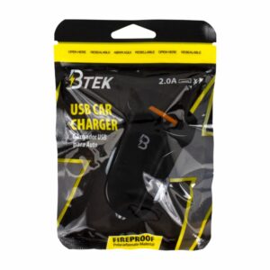 Cargador Para Auto USB De 1 Puerto BTEK 2.4 Amp