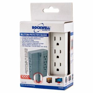 Protector De Voltaje 6Tomas 3P Sencillo 1875W L. HENRIQUEZ Unidad