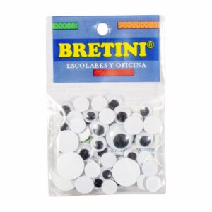 Ojitos Para Manualidades Negros Varios Tamaños BRETINI Surtido