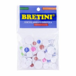 Ojitos Para Manualidades De Colores Varios Tamaños BRETINI Surtido