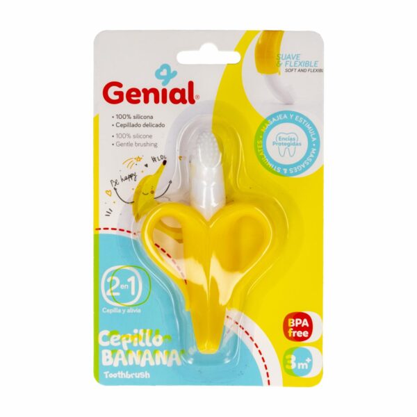 Cepillo De Dientes De Silicona GENIAL 3 M +