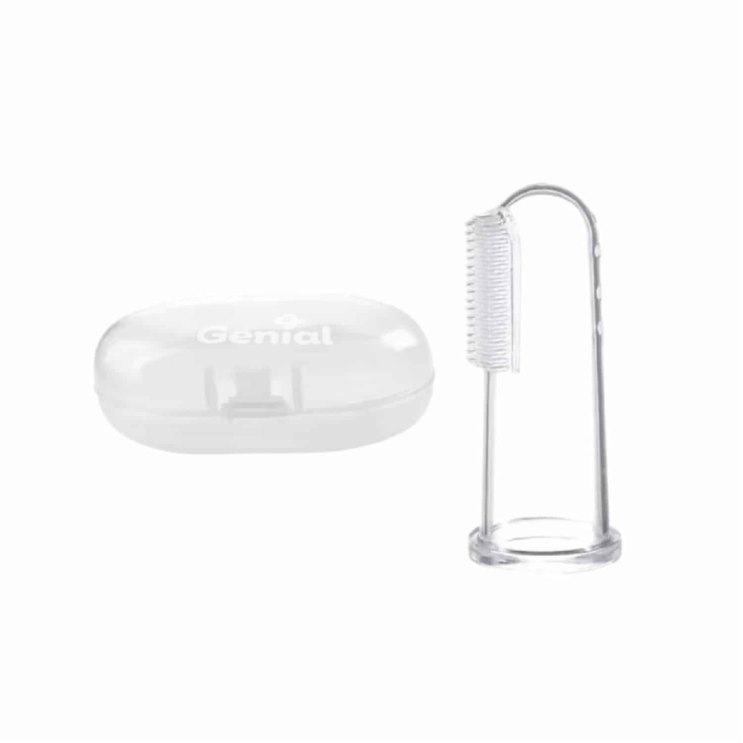 Cepillo De Dientes De Dedo de Silicona GENIAL 3 M + - Imagen 3