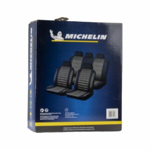 Forro De AsientoNegro/Crema 9Piezas /Set MICHELIN Unidad