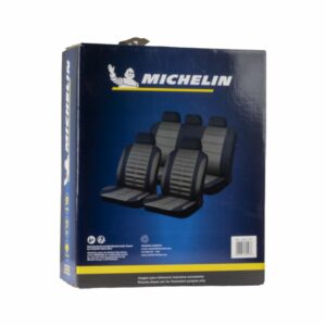 Forro De AsientoNegro/Crema 9Piezas /Set MICHELIN Unidad
