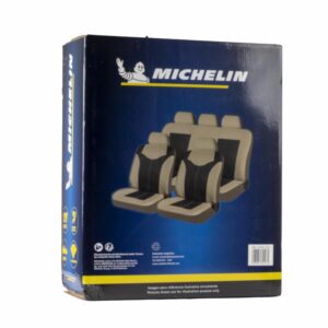 Forro De Asiento SUVCruiser Gri/Negro 11Piezas /Set MICHELIN Unidad