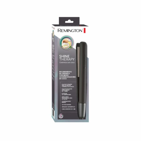Plancha Alisadora Con Cerámica Y Coco REMINGTON S4A500-F - Imagen 3