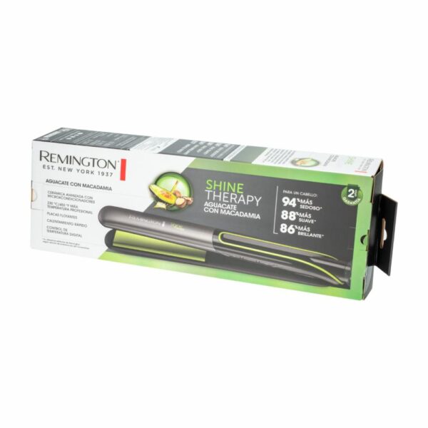 Plancha Alisadora Shine Therapy Con Aguacate Y Macadamia REMINGTON S12A - Imagen 3