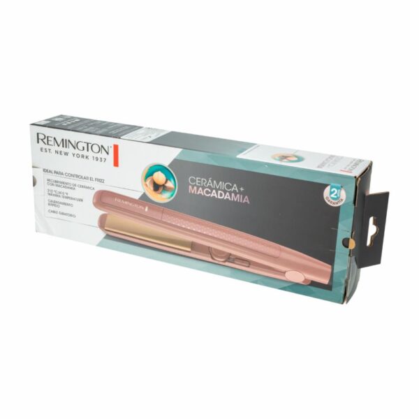 Plancha Alisadora Cerámica + Macadamia Keratin Therapy REMINGTON S6300M - Imagen 3