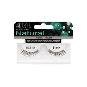 Pestañas Postizas De Banda Natural Babies Black ARDELL 1 Par
