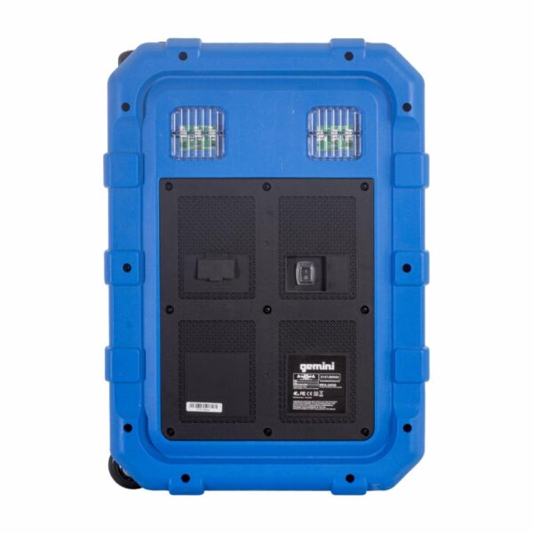 Parlante Portátil Ruedas MPA-2400BLU GEMINIS Azul - Imagen 2