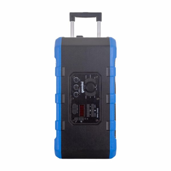 Parlante Portátil Ruedas MPA-2400BLU GEMINIS Azul - Imagen 5