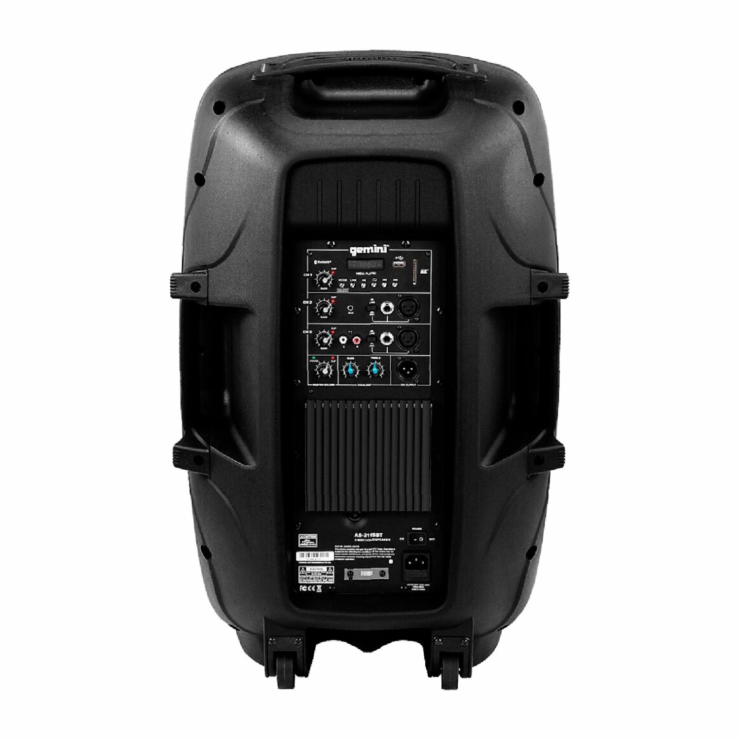 Parlante Amplificado AS-2115BT GEMINIS Negro - Imagen 2