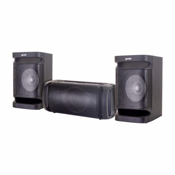 Parlante Sistema Estéreo Party Light GEMINIS Bluetooth - Imagen 4