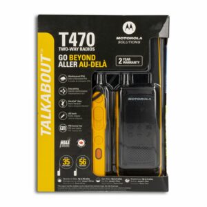 Radio Talkabout T470 MOTOROLA X 2 Uds
