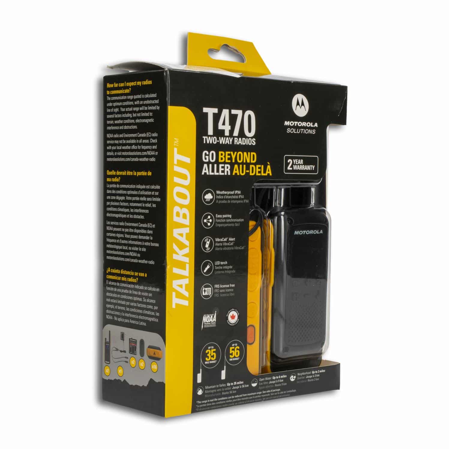 Radio Talkabout T470 MOTOROLA X 2 Uds - Imagen 4