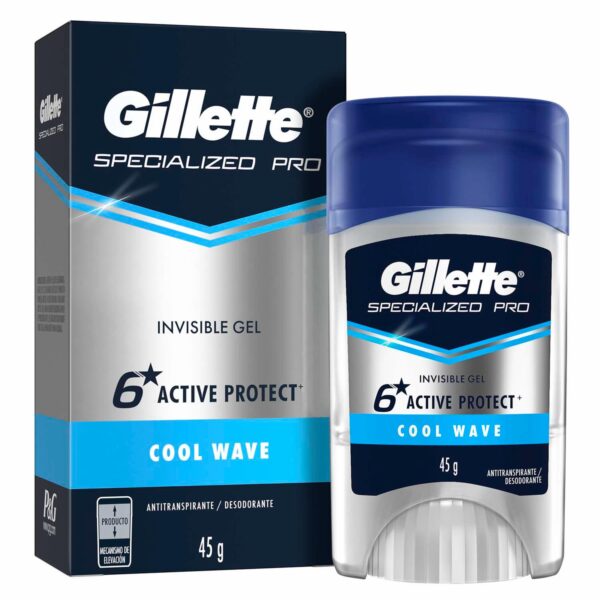 Gel Antitranspirante Specialized Pro Cool Wave GILLETTE 45 G - Imagen 3