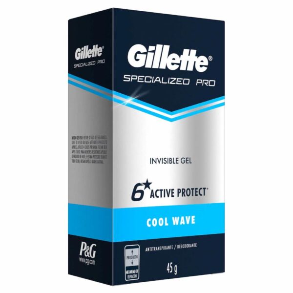Gel Antitranspirante Specialized Pro Cool Wave GILLETTE 45 G - Imagen 4