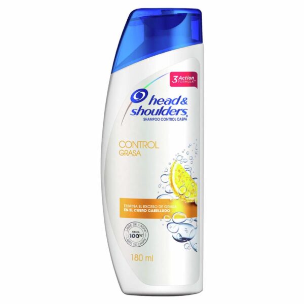 Shampoo Control Grasa HEAD & SHOULDERS 180 Ml