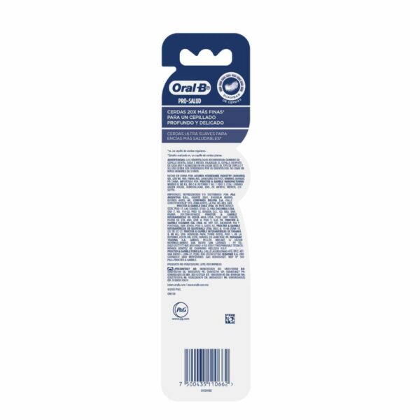 Cepillo Dental Ultrafino Pro Salud Cerdas Suaves ORAL B Unidad - Imagen 2
