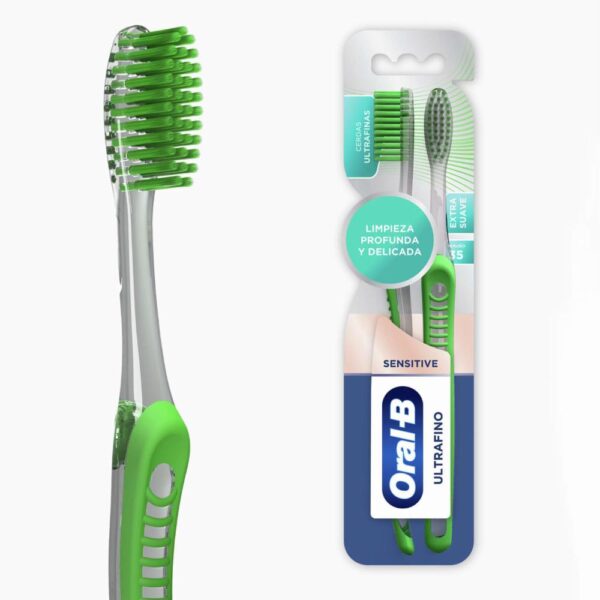 Cepillo Dental Ultrafino Pro Salud Cerdas Suaves ORAL B Unidad - Imagen 3