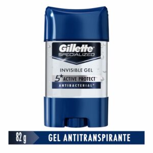Gel Invisible Antitranspirante Specialized Antibacterial GILLETTE 82 G