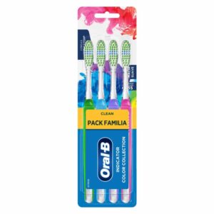 Cepillo Dental Indicator Varios Colores ORAL B X4 Uds