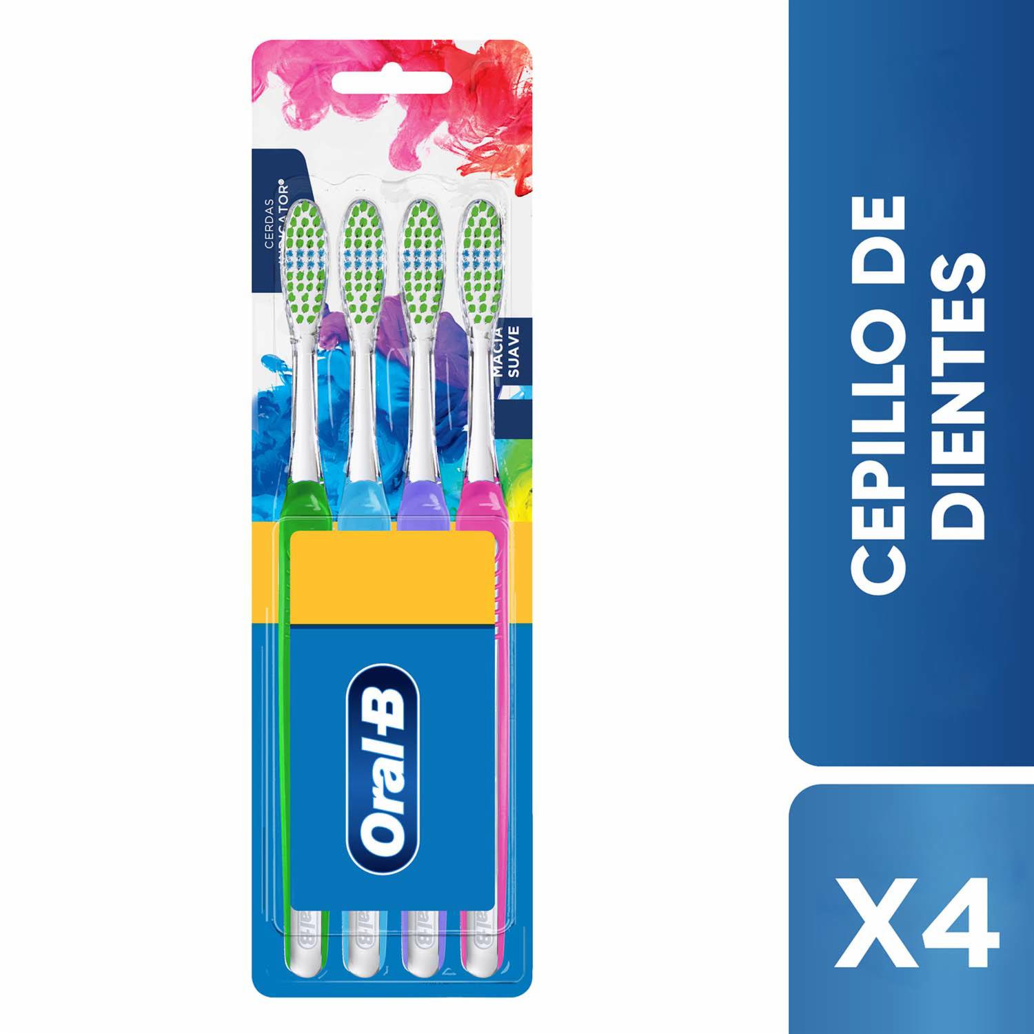 Cepillo Dental Indicator Varios Colores ORAL-B X4 Uds - Imagen 4