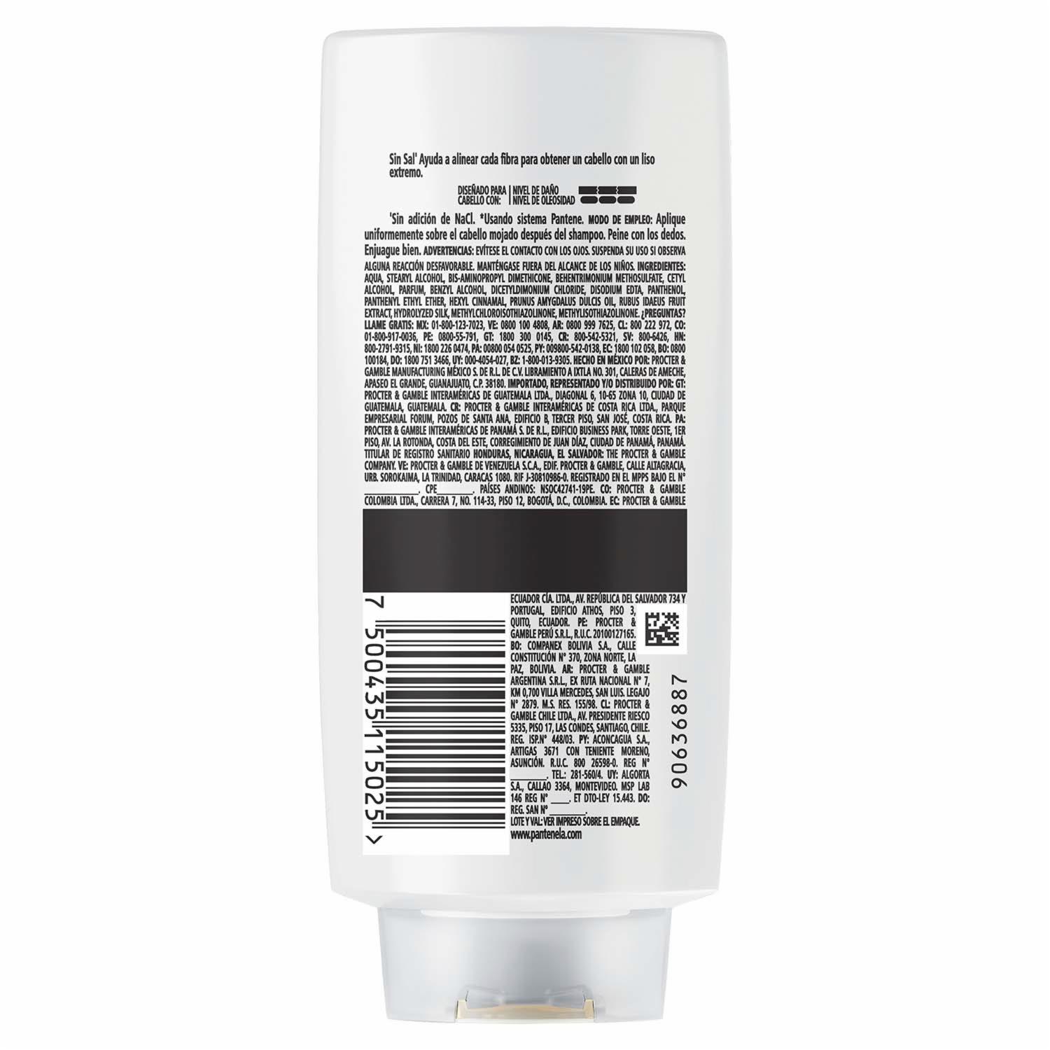 Acondicionador De Cabello Liso Extremo PANTENE 700 Ml