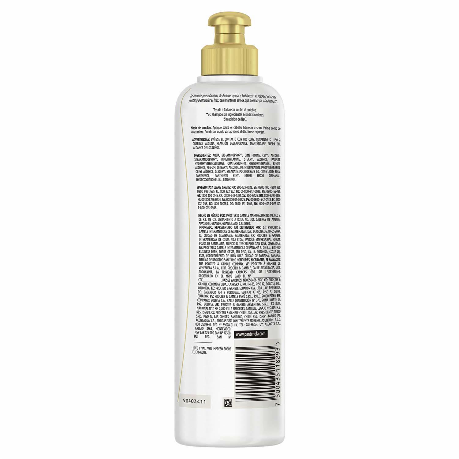 Crema Para Peinar Pro-V Fuerza PANTENE 300 Ml - Imagen 2