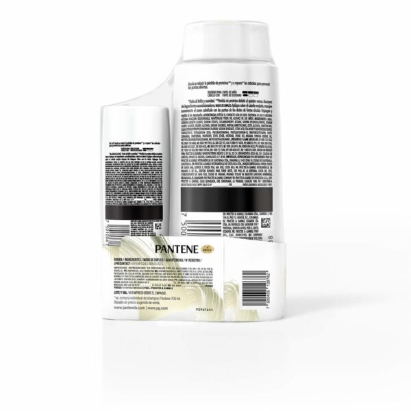 Shampoo Restauración 700 Ml Gratis Acondicionador 200 Ml PANTENE X2 Uds - Imagen 2