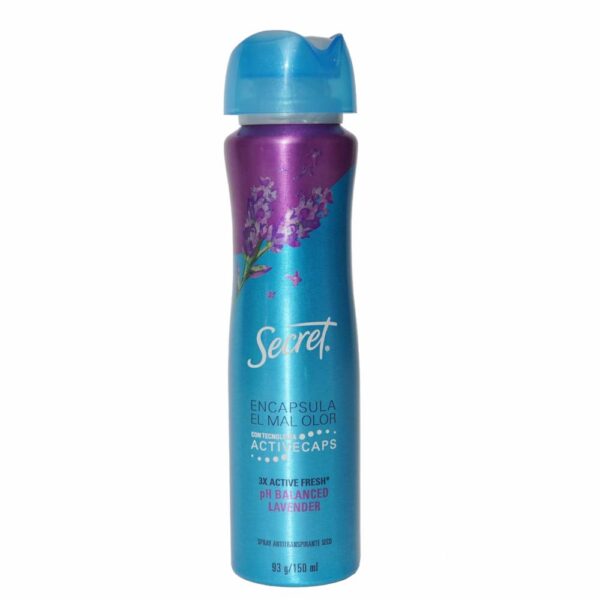 Desodorante En Aerosol Para Dama Con Ph Balanceado SECRET 150 Ml
