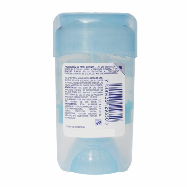 Desodorante En Gel Para Dama Fresh Response SECRET 45 G - Imagen 2