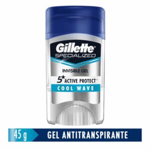 Gel Invisible Antitranspirante Specialized Cool Wave GILLETTE 45 G