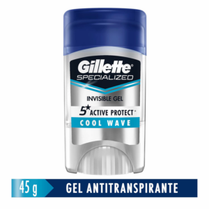 Gel Invisible Antitranspirante Specialized Cool Wave GILLETTE 45 G